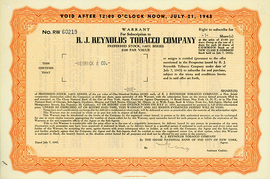 R. J. Reynolds Tobacco Company