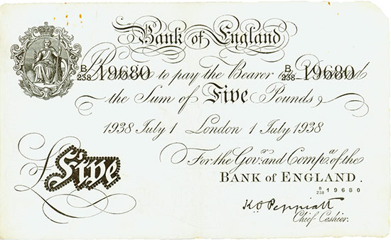 Bank of England [18 Stück]