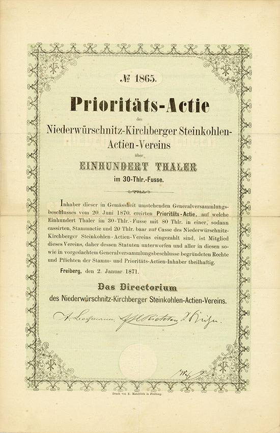 Niederwürschnitz-Kirchberger Steinkohlen-Actienverein