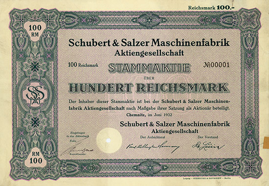 Schubert & Salzer Maschinenfabrik AG
