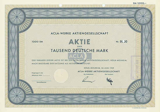 ACLA-Werke AG