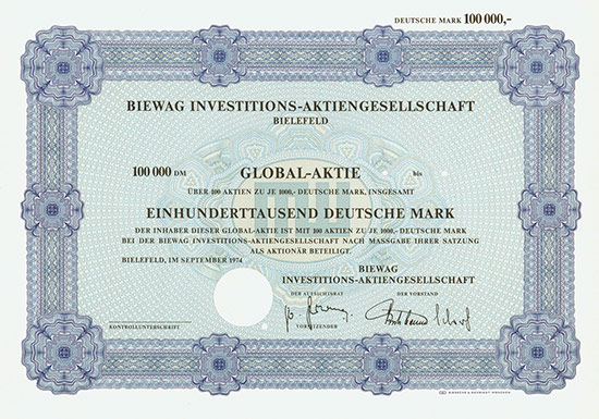 Biewag Investitions-AG
