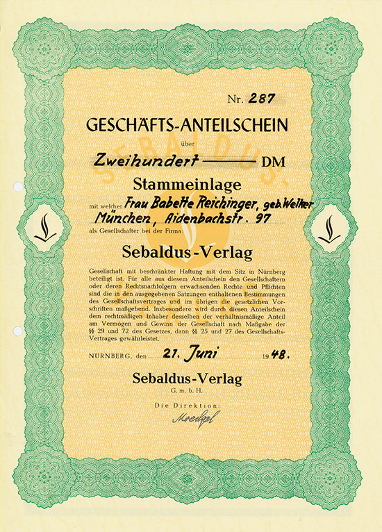 Sebaldus-Verlag G.m.b.H.