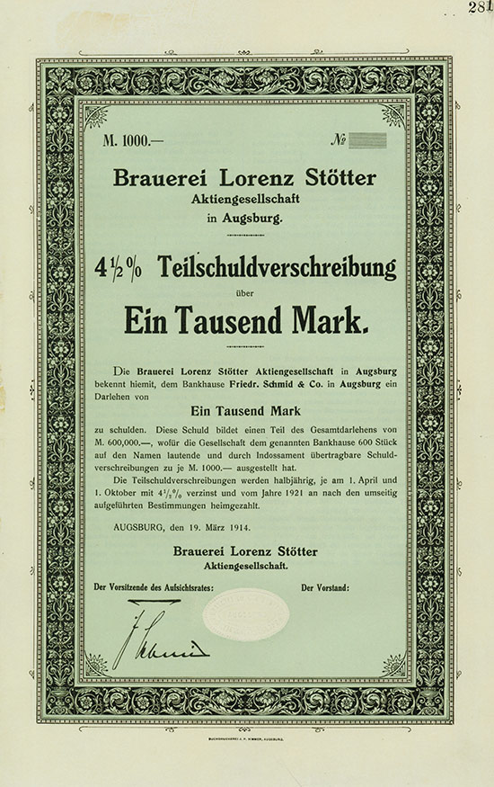Brauerei Lorenz Stötter AG