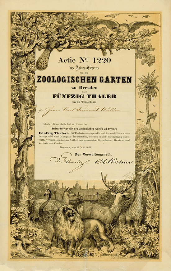Actien-Verein für den zoologischen Garten zu Dresden