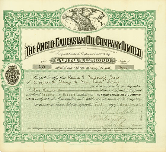 Anglo-Caucasian Oil Company Limited