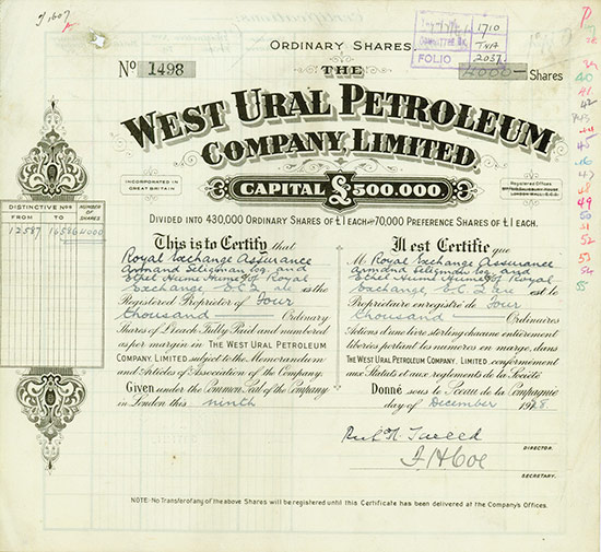 West Ural Petroleum Company, Limited