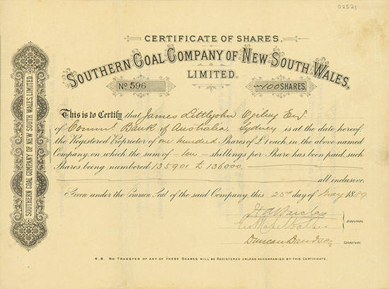 Southern Coal Company of New South Wales, Limited