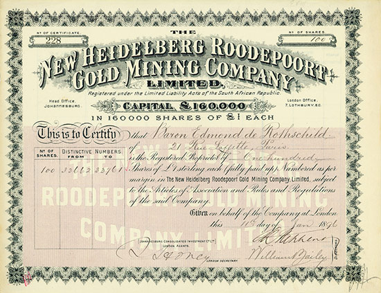 New Heidelberg Roodepoort Gold Mining Company Limited