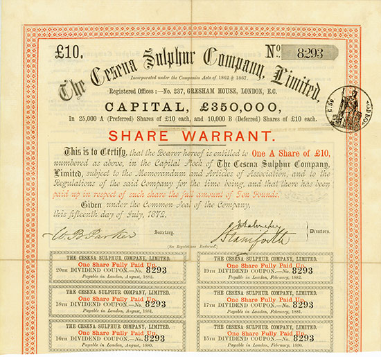 Cesena Sulphur Company, Limited