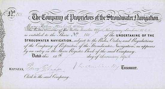 Company of Proprietors of the Stroudwater Navigation