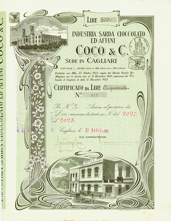 Industria Sarda Cioccolato ed Affini COCO & C.