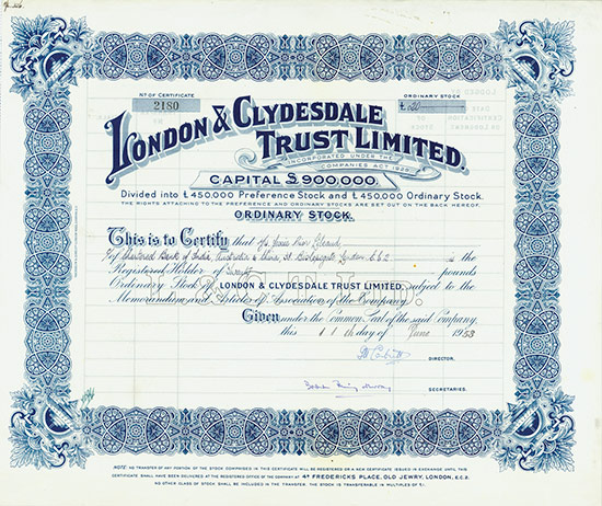 London & Clydesdale Trust Limited