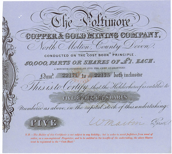 Poltimore Copper & Gold Mining Company