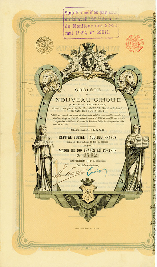 Société du Nouveau Cirque Société Anonyme