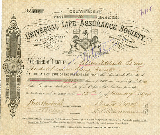Universal Life Assurance Society