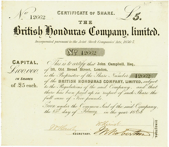 British Honduras Company, Limited