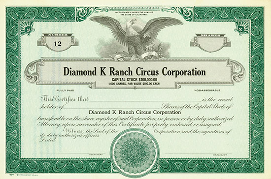 Diamond K Ranch Circus Corporation