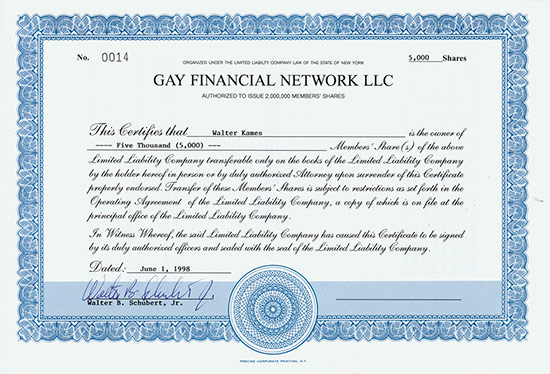 Gay Financial Network LLC