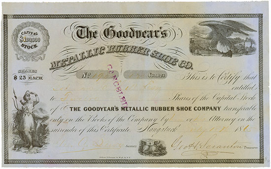 Goodyear's Metallic Rubber Shoe Co.