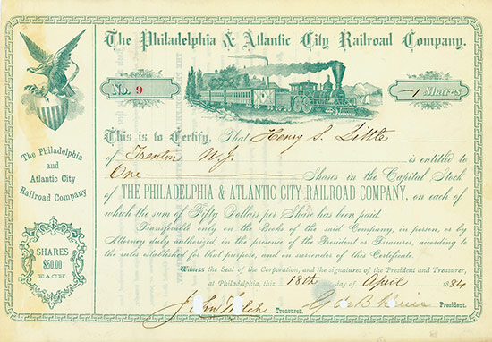 Philadelphia & Atlantic City Railroad Company