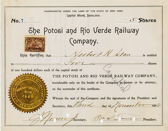 Potosi and Rio Verde Railway Company