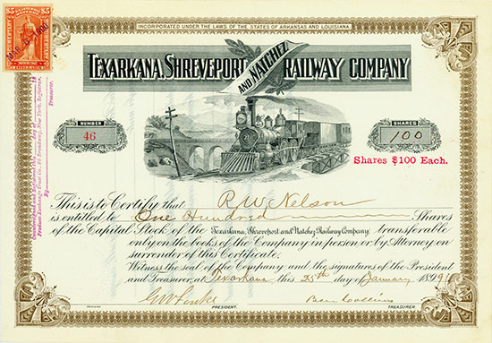 Texarkana, Shreveport and Natchez Railway Company