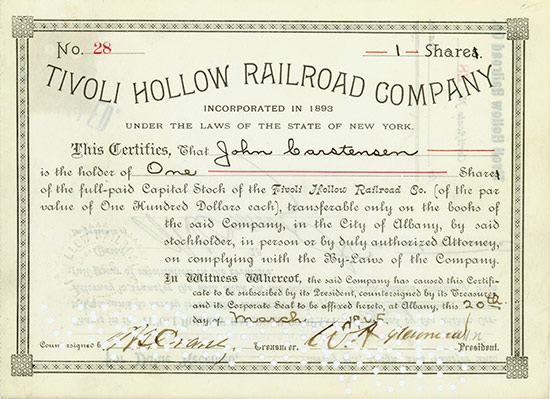 Tivoli Hollow Railroad Company