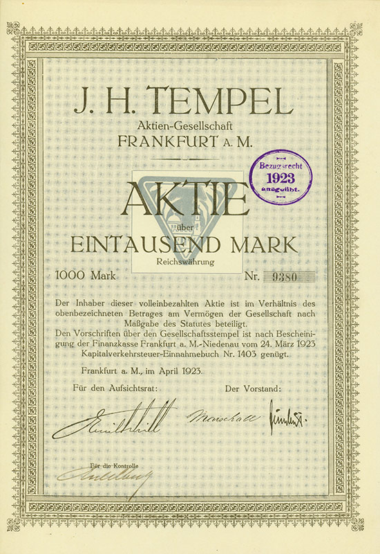 J. H. Tempel AG