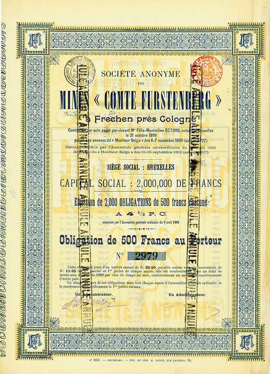 Société Anonyme des Mines Comte Furstenberg