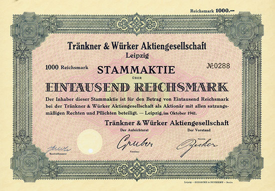 Tränkner & Würker Nachf. AG