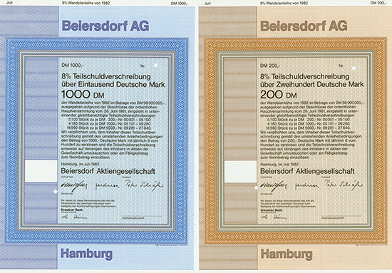 Beiersdorf AG [3 Stück]