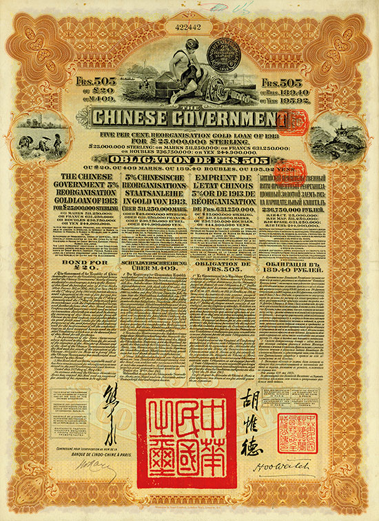 Chinese Government (Kuhlmann 302) [6 Stück]