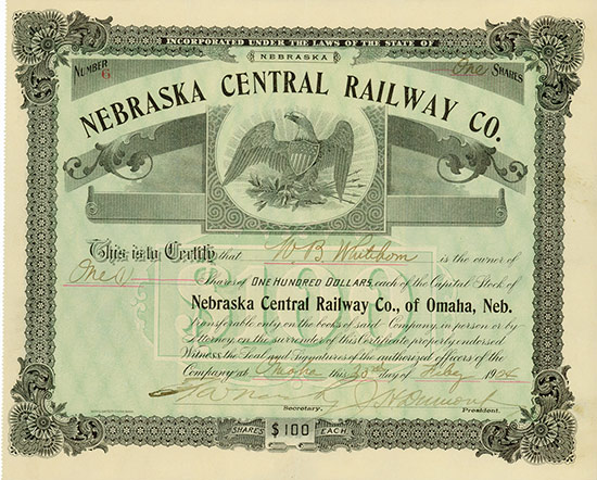 Nebraska Central Railway Co.