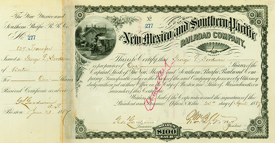 New Mexico and Southern Pacific Railroad Company