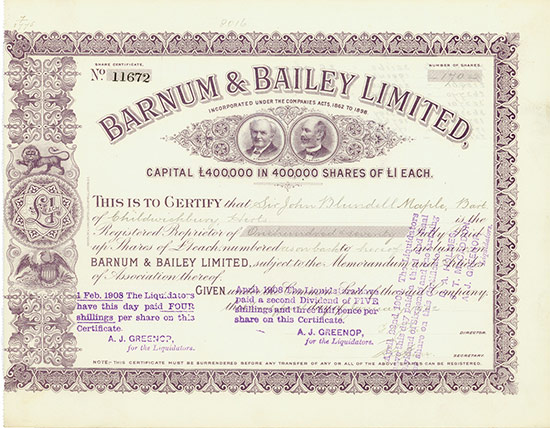Barnum & Bailey Limited