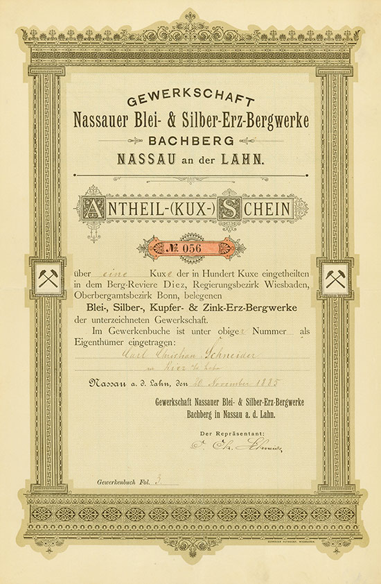 Gewerkschaft Nassauer Blei- & Silber-Erz-Bergwerke Bachberg