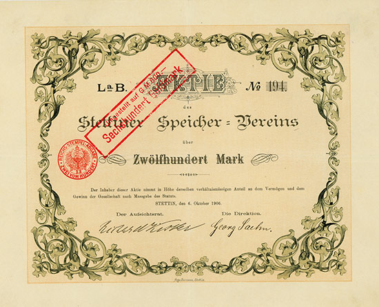 Stettiner Speicher-Verein