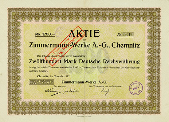 Zimmermann-Werke AG
