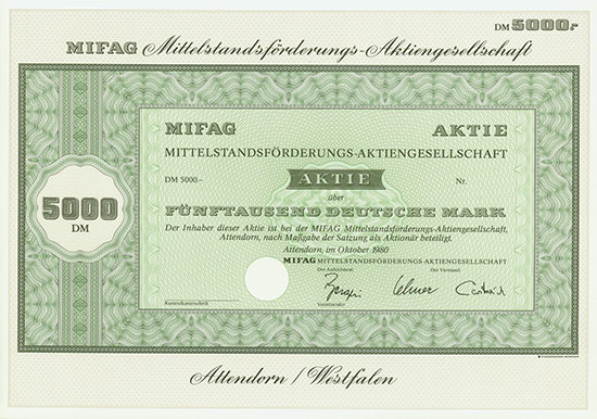 MIFAG Mittelstandsförderungs-AG [MULTIAUKTION 2]
