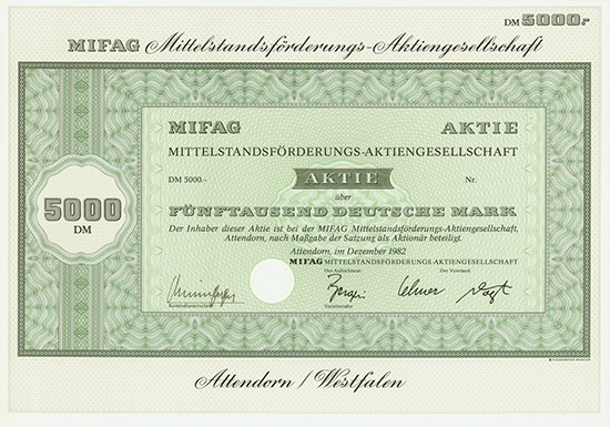 MIFAG Mittelstandsförderungs-AG [MULTIAUKTION 2]
