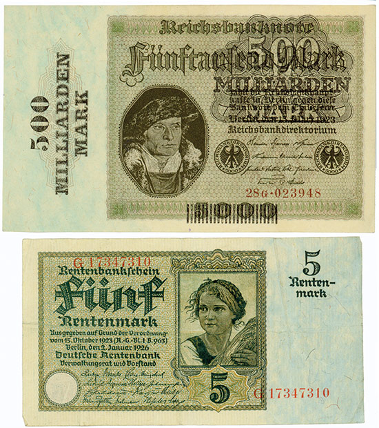 Banknoten weltweit - Schwerpunkt Deutschland [160 Stück]