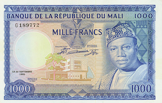 Mali - Banque de la République du Mali - Pick 9