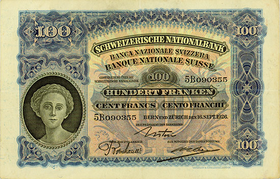 Switzerland - Schweizerische Nationalbank - Pick 35b