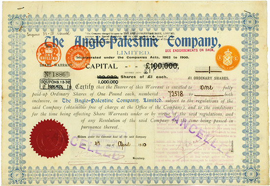 Anglo-Palestine Company, Limited