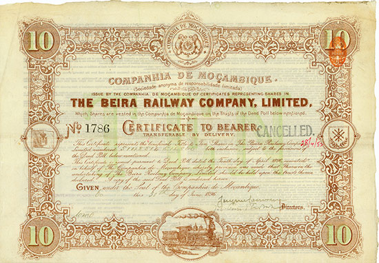 Companhia de Mocambique - Beira Railway Company Limited