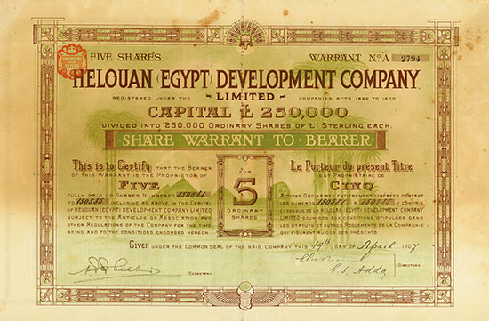 Helouan (Egypt) Development Co.