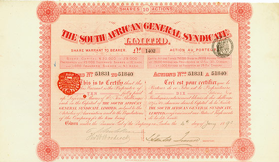 South African General Syndicate Limited