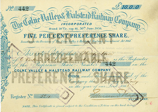 Colne Valley & Halstead Railway Company