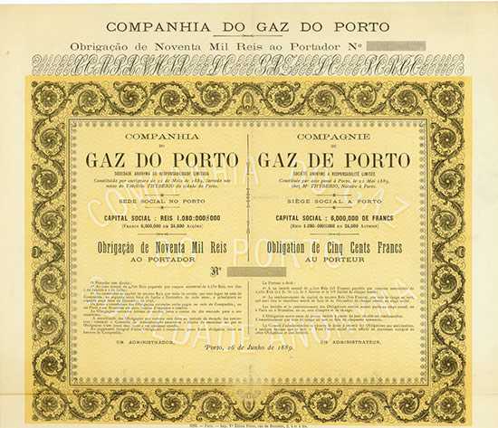 Companhia do Gaz do Porto / Compagnie du Gaz de Porto